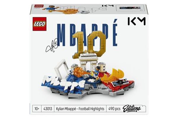 LEGO-Editions-Football-43013-Kylian-Mbappe-Destaques-do-Futebol-Jogos-de-Construcao-LEGO
