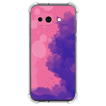 Capa de Silicone Tumundosmartphone à Prova de Choque para Google Pixel 9a 5G | Design em aquarela e 07 desenhos - 1