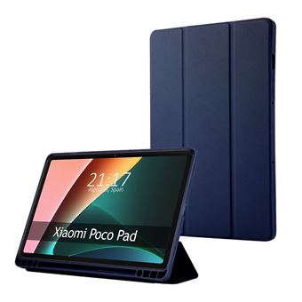 Capa TUMUNDOSMARTPHONE Smart Flip para Xiaomi POCO Pad 12.1 | Azul - 1