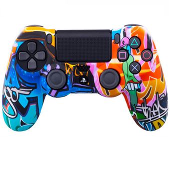 Capa HSMY Silicone para Comando PS4/Slim/Pro - Multicolorido 1 - 1