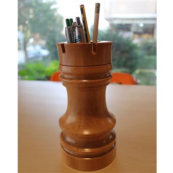 Torre Porta-Lápis LOJA X - Branco - 1