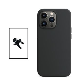 Kit Gift4Me Suporte Magnético Com Pernas + Capa Proteção Traseira Silicone para Apple iPhone 14 Pro Max - Preto - 1