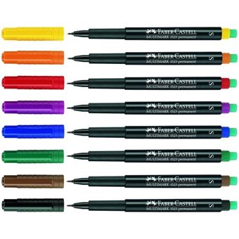 Marcador Permanente Faber-Castell 152304 | Preto - 1