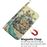Capa PU Magunivers padrão de impressão impressão impressão spot spot decor mundo animal para Samsung Galaxy A50_3
