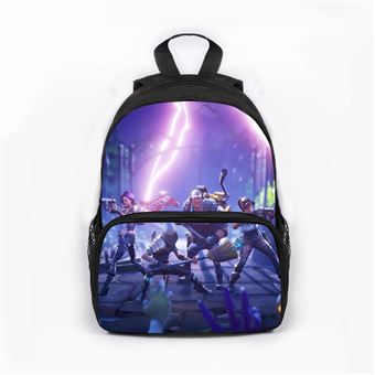 Mochila Escolar Infantil DreamWorks | Fortnite | 25 x 11 x 34 cm | Roxo 1527 - 1