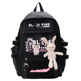 Mochila Escolar DreamWorks | BlackPink | 32 x 15 x 45 cm | Preto 1864 - 1