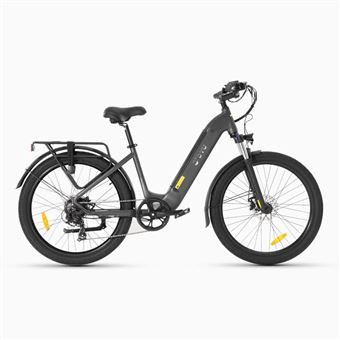 Bicicleta Elétrica DYU C1 | Potência 250W | Bateria 36V10Ah | Autonomia 60Km | Freio a Disco | Azul-acinzentado - 1
