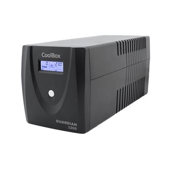 Ups CoolBox Guardian 3 LCD 1200VA | Preto - 1