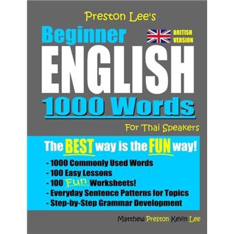 Preston Lees Beginner English 1000 Words For Thai Speakers British Version - 1
