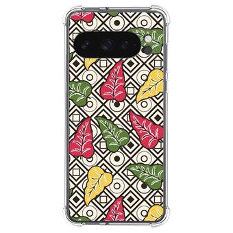 Capa de Silicone TUMUNDOSMARTPHONE para Google Pixel 9 Pro 5G anti-choque | desenhos Flores 11 - 1