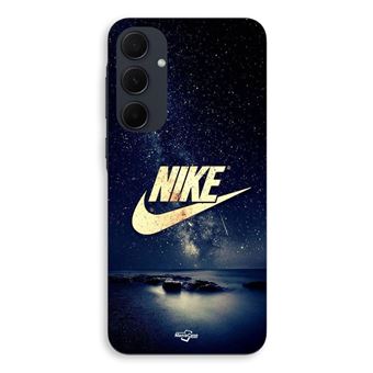 Capa Maniacase para Samsung Galaxy A55 | logótipo Nike dourado e noite estrelada - 1