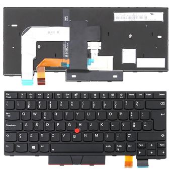 Teclado para Computador Portátil Lenovo Thinkpad T460 T470 En Português - 1