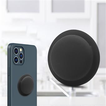 Capa de Silicone Magunivers para Apple AirTag 2021 | Colar Flexível - Preto - 1