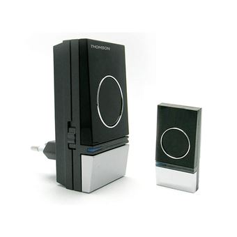 Campainha sem Fios Avidsen | Alcance de 100 m - Preto - 1