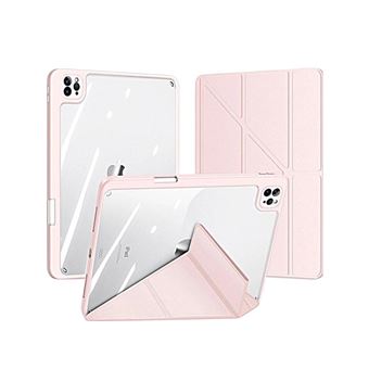 Capa Crystal Folio Origami Orysin para Pro 12.9 2021 2022 | Rosa - 1