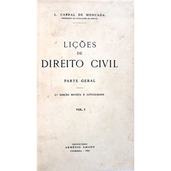 Lições de direito civil. [2.ª edição] - 1