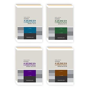 Coleção a Lei das S/A Comentada - 4 - Volumes - Arts. 1 Ao 300. - - 1