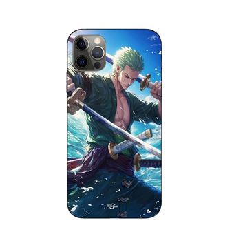 Capa Maniacase para Iphone 12 Pro max One Piece Roronoa Zoro sword anime manga - 1