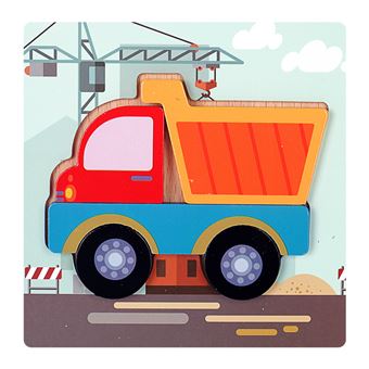 Puzzle Zhishangs Infantis 3D Caminhão #KM167 | 5 Peças - 1