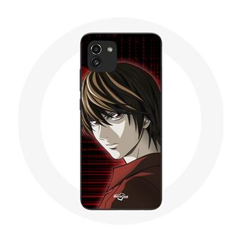 Capa Maniacase para Samsung Galaxy A03 Light Yagami death Note Anime Manga - 1