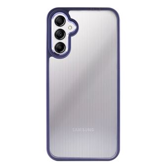 Capa MisterCapas para Samsung Galaxy A55 5G Borda Colorida - Azul Escuro - 1