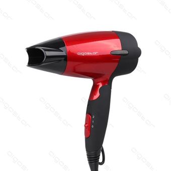 Secador de Cabelo de Viagem Aigostar | 1400W | Vermelho - 1