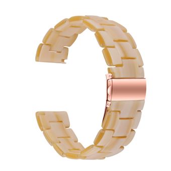 Bracelete de Resina 20mm com fivela, marfim Magunivers para Huami Amazfit Bip S/GTR 42mm/GTS/Bip Lite - 1