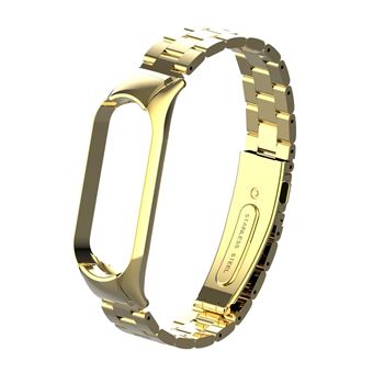 Bracelete de Aço Inoxidável HSMY Magnética para Xiaomi Mi Band 4/ 3 - Gold - 1
