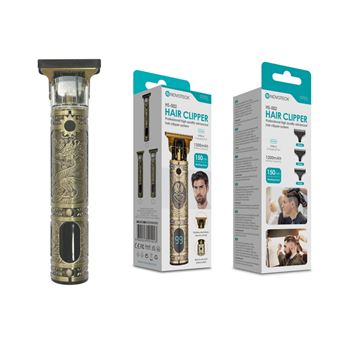 Máquina de Cortar Cabelo Avançado NOVOTECK HS-002 | Display Digital | Design Dragão - 1