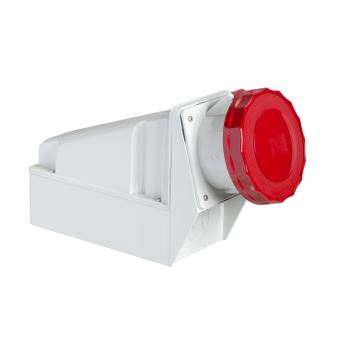 Tomada Schneider Electric 81183 | Cinzento, Vermelho - 1