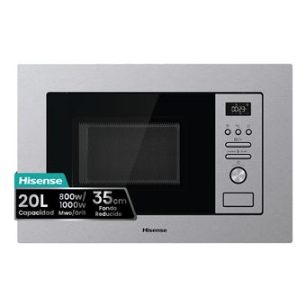 Micro-ondas Encastrável Hisense BIM320G41X | 20 L | 800 W | Aço inoxidável - 1