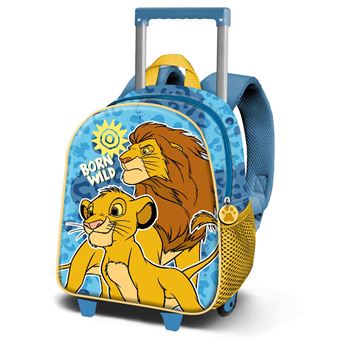 Mochila Trolley Disney O Rei Leao Wild 3D 2025 | 34x26x13cm - 1