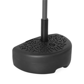 Meia-base de plástico para guarda-sol sweeek | preto - 1