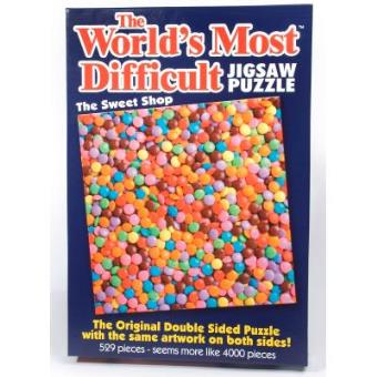World's Most Difficult Jigsaw Puzzle Sweet Shop 529 Pieces 6220 Paul Lamond Games