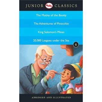 Junior Classic The Mutiny Of The Bounty, The Adventures Of Pinocchio, King Solomon'S Mines, 20,000 Leagues Under The Sea - 1