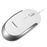 Rato Macally DynaMouse USB white/silver_0