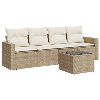 Banco para Exterior VidaXL 3251025 | Creme - 1