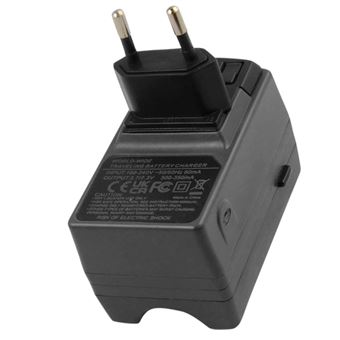 Carregador para Pilhas Avizar CR123 Recarregáveis | 4 Vagas | Preto - 1