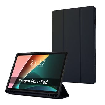 Capa TUMUNDOSMARTPHONE Smart Flip para Xiaomi POCO Pad 12.1 | Preto - 1