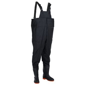 Jardineiras com botas vidaXL | tamanho 41 preto - 1