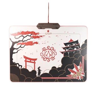 Tapete de Rato Lexip Assassin's Creed Shadows | Dourado, Vermelho, Branco - 1