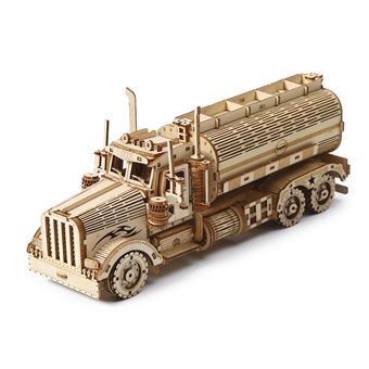 Maquete de Madeira 3D DAM | Caminhão Tanque - 1