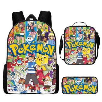 Mochila infantil Royal Bailey 43 | com bolsa de ombro infantil e capa protetora com fecho | Pokémon - 1