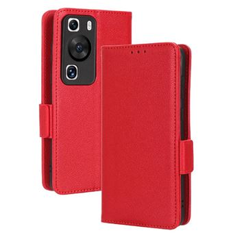 Capa FOXDOCK para Huawei P60/P60 Pro | Prova de Choque | Magnética| TPU | Suporte para Cartão | Vermelho - 1