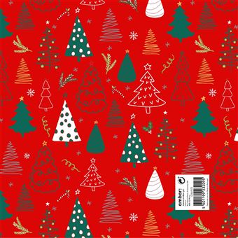 Resma de Papel Natal Ambar Xmas Trees C30/373 | 25 Folhas - 1