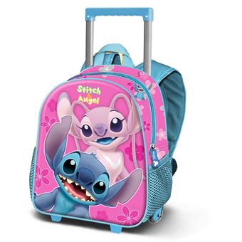Mochila + Trolley Disney 04789 | Lilo & Stitch Match 3D 2024 | 31X26X11cm - 1