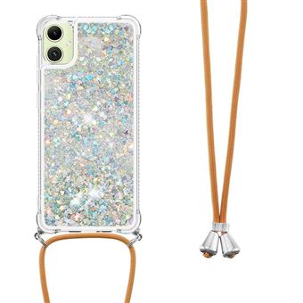 Capa ZURSANA para Samsung Galaxy A06 | TPU | com Cordão | Cinza Prateado - 1