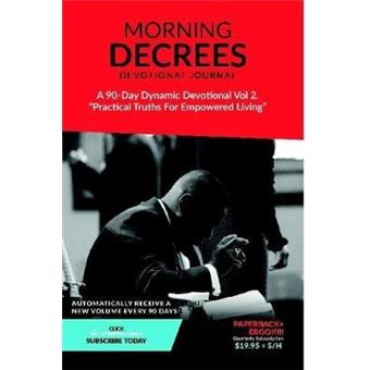 Morning Decree Devotional Journal Volume 2 - 1