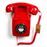 telefone GPO Retro 746 analógico Vermelho_0