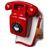 telefone GPO Retro 746 analógico Vermelho_1